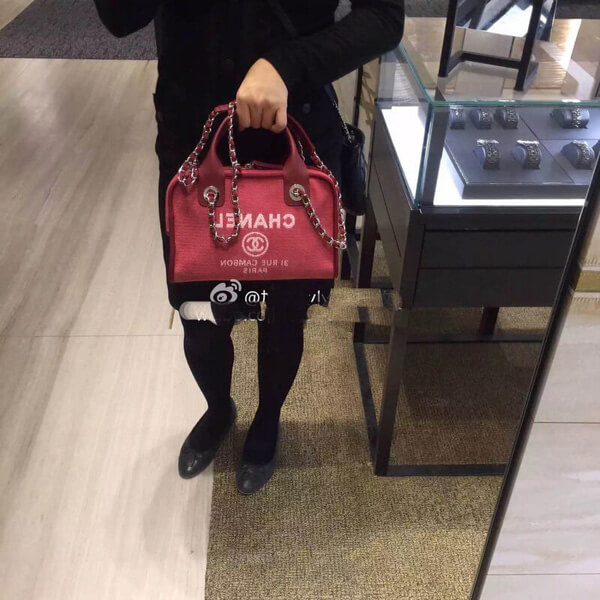 シャネル トートバッグ スーパーコピーシャネル 新作デニムバッグ ドーヴィルライン ロゴマーク ルージュレッド トワルキャンバス a66941y07492 ブランド